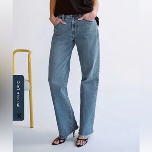 NWT Abercrombie & Fitch Low Rise Baggy Jeans